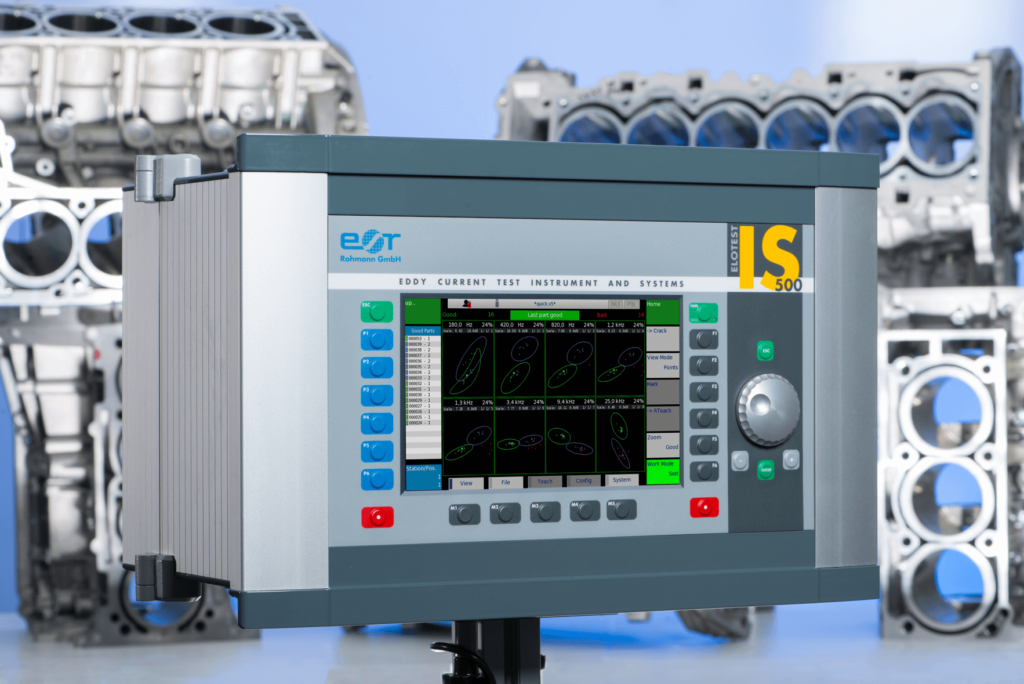 Rohmann Elotest Is500 Eddy Current Test System Ndt